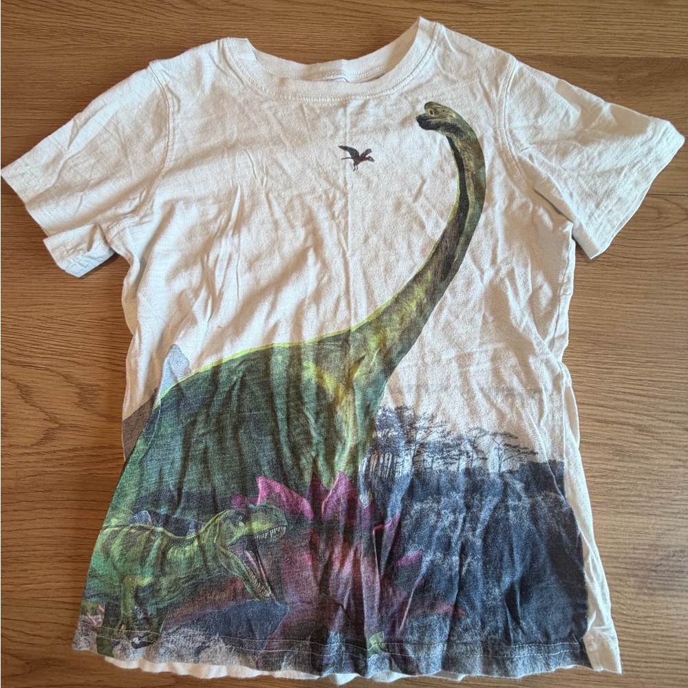 Carter's Cream Dinosaur Graphic Tee